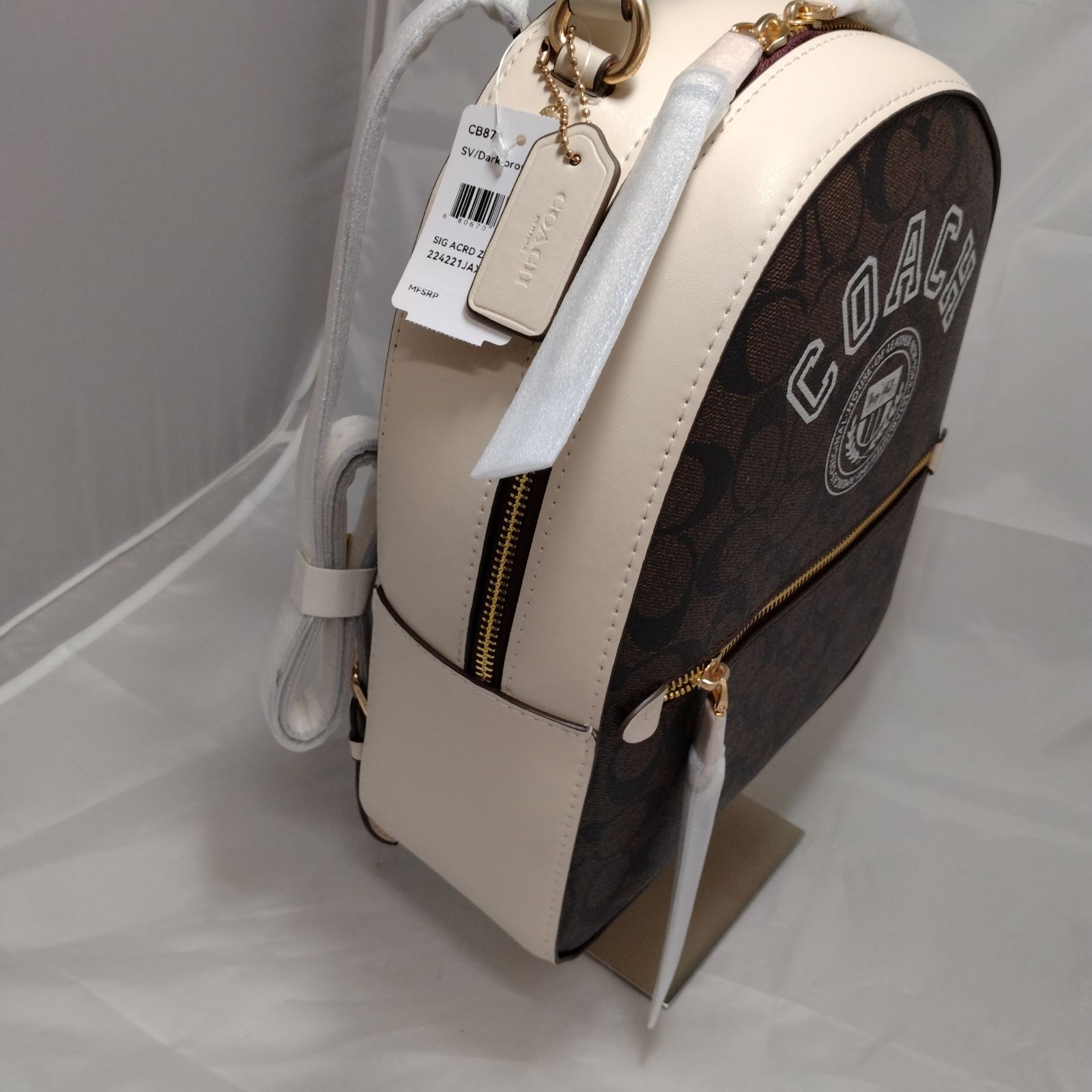 新品未使用】COACH コーチ ロゴ入り リュック バックパック CB871