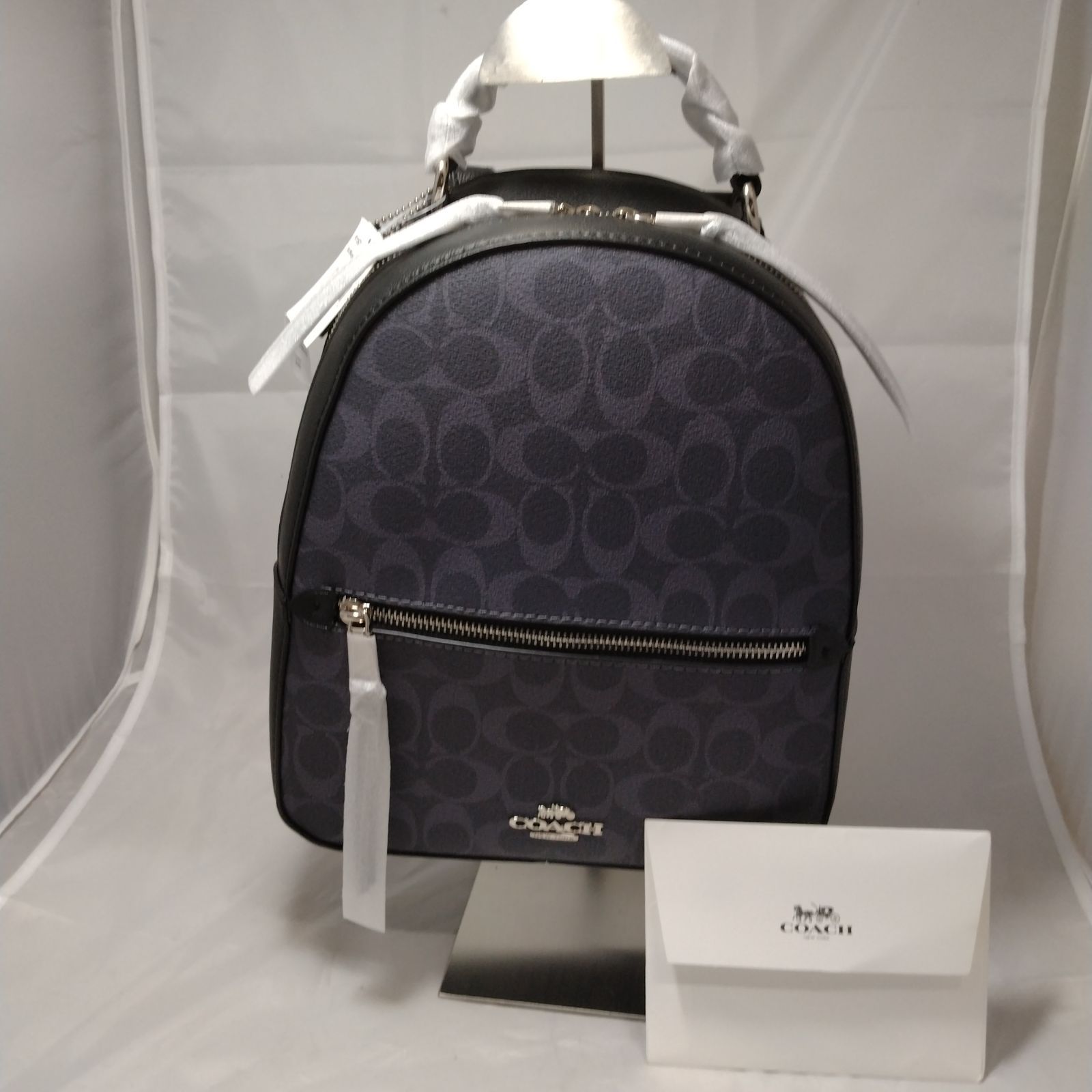 新品未使用】COACH リュックサック シグネチャー 91501 ブルー - メルカリ