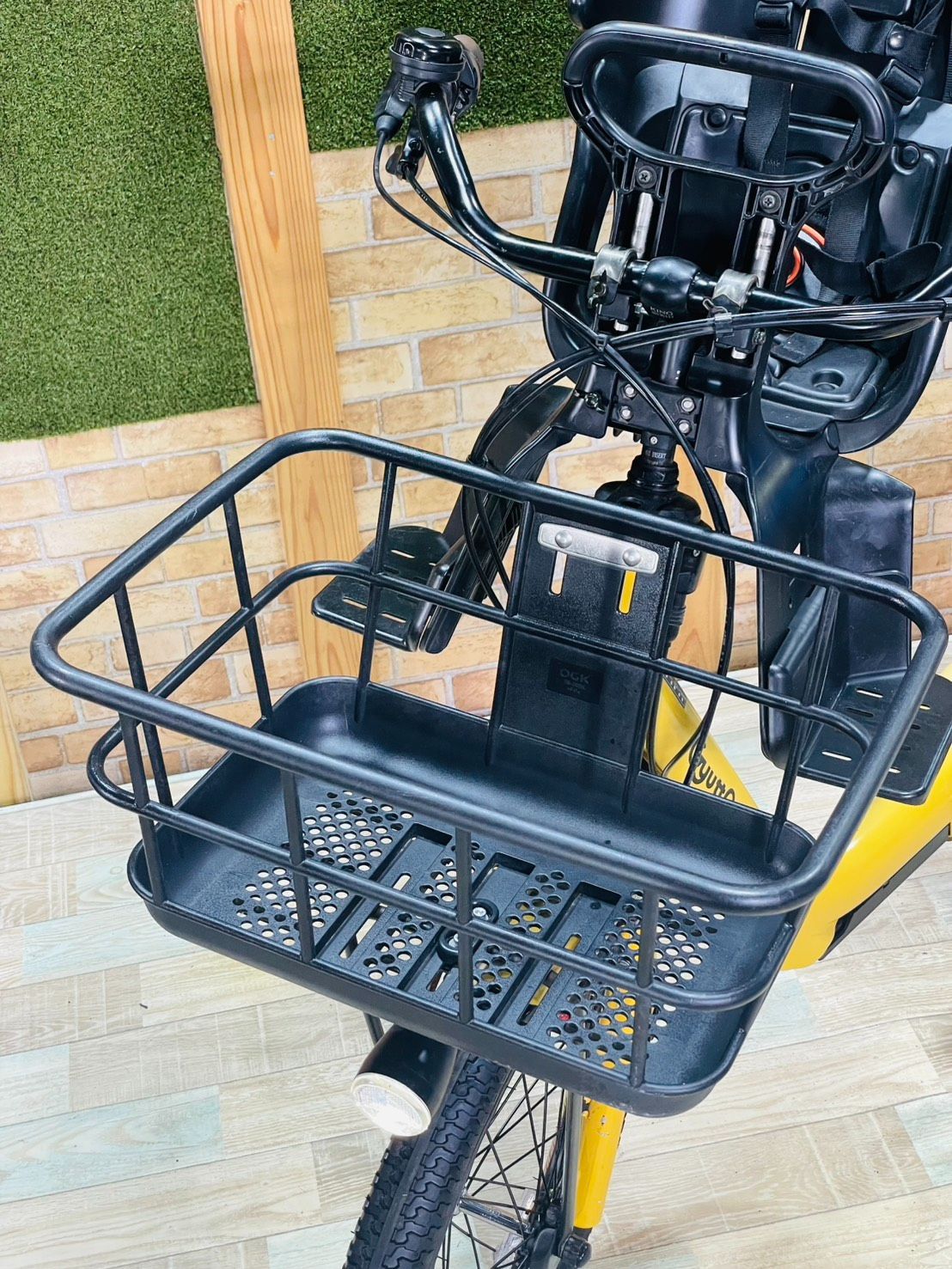 王様 イエロー系 ギュットアニーズ子供乗せ電動アシスト自転車 H3990 ハイクラス】【大人気モデル】【王様☆ギュット・アニーズ】【イエロー