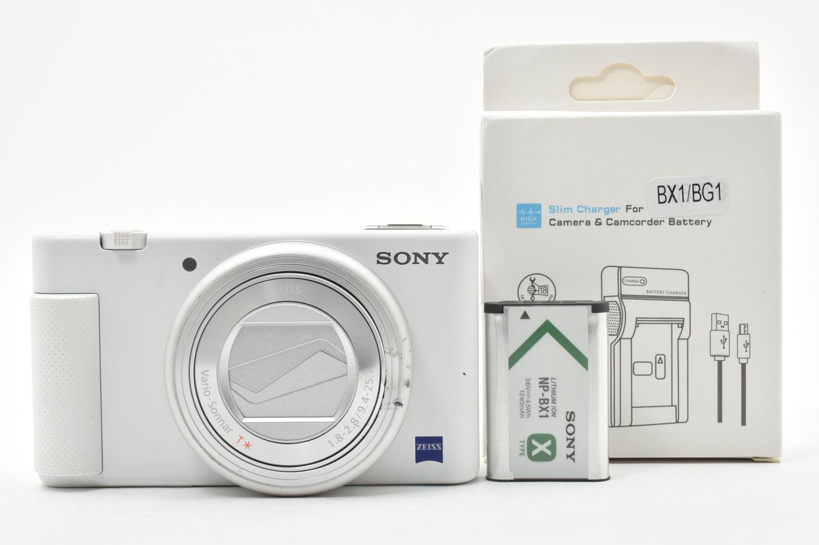 D18[7634]26 ソニー SONY VLOGCAM ZV-1 ホワイト - メルカリ