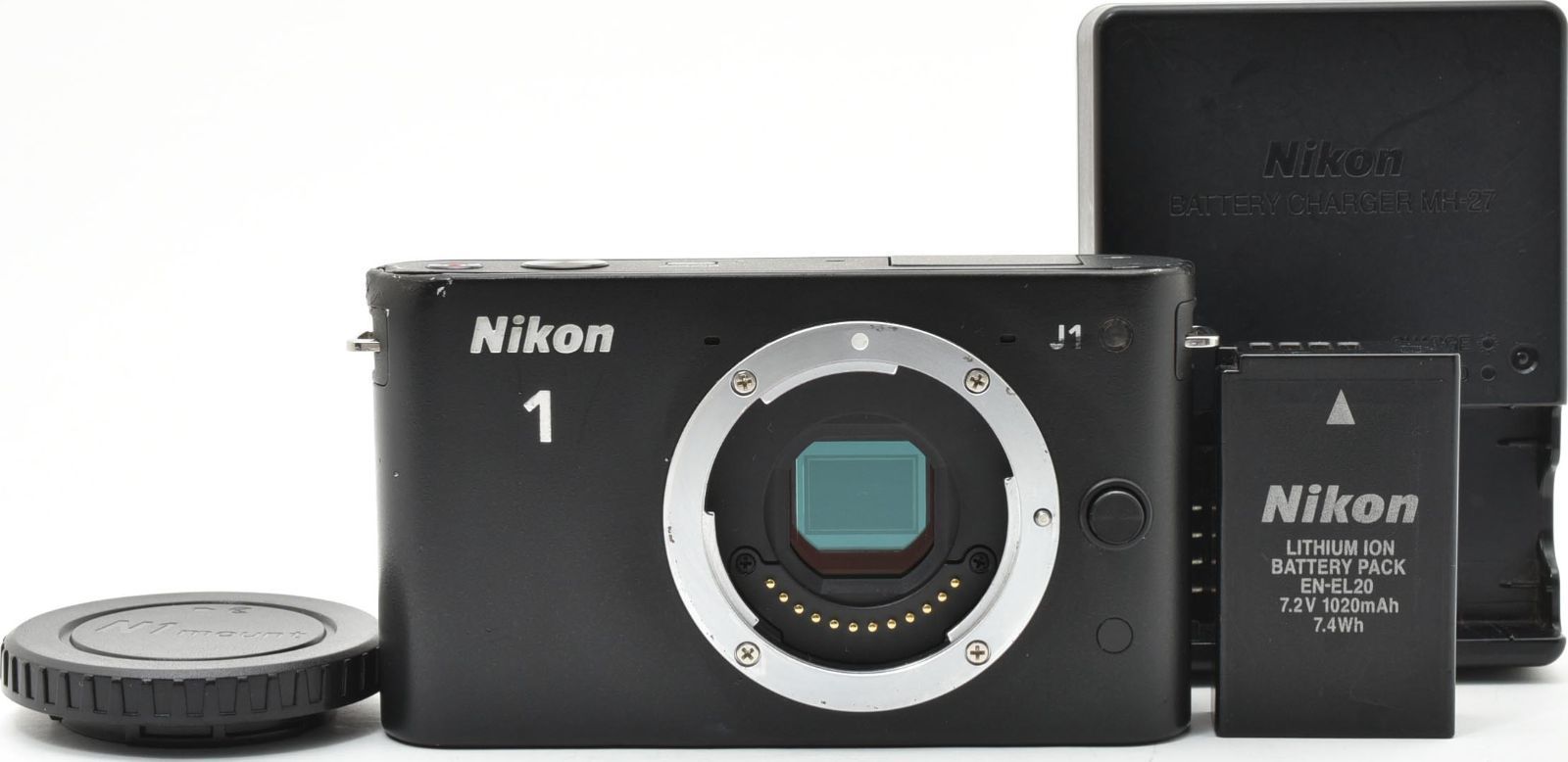 D18[7616B]5 ニコン Nikon 1 J1 ボディ ブラック 【ショット数 16，623