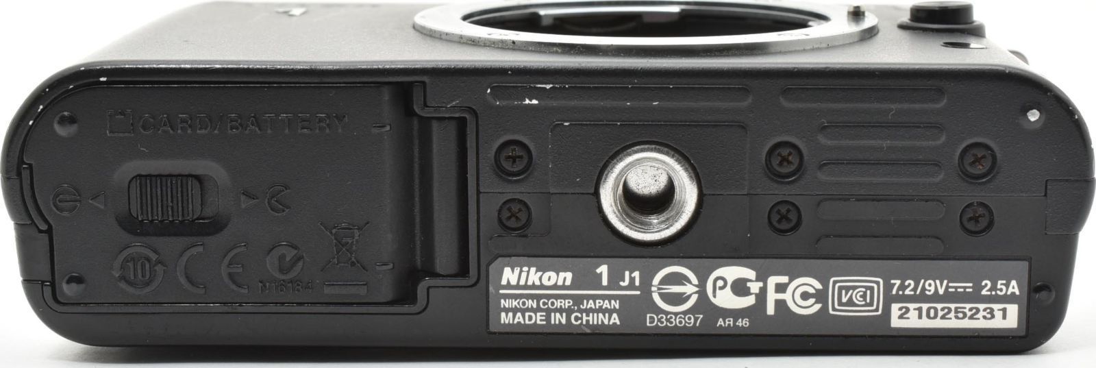 D18[7616B]5 ニコン Nikon 1 J1 ボディ ブラック 【ショット数 16，623