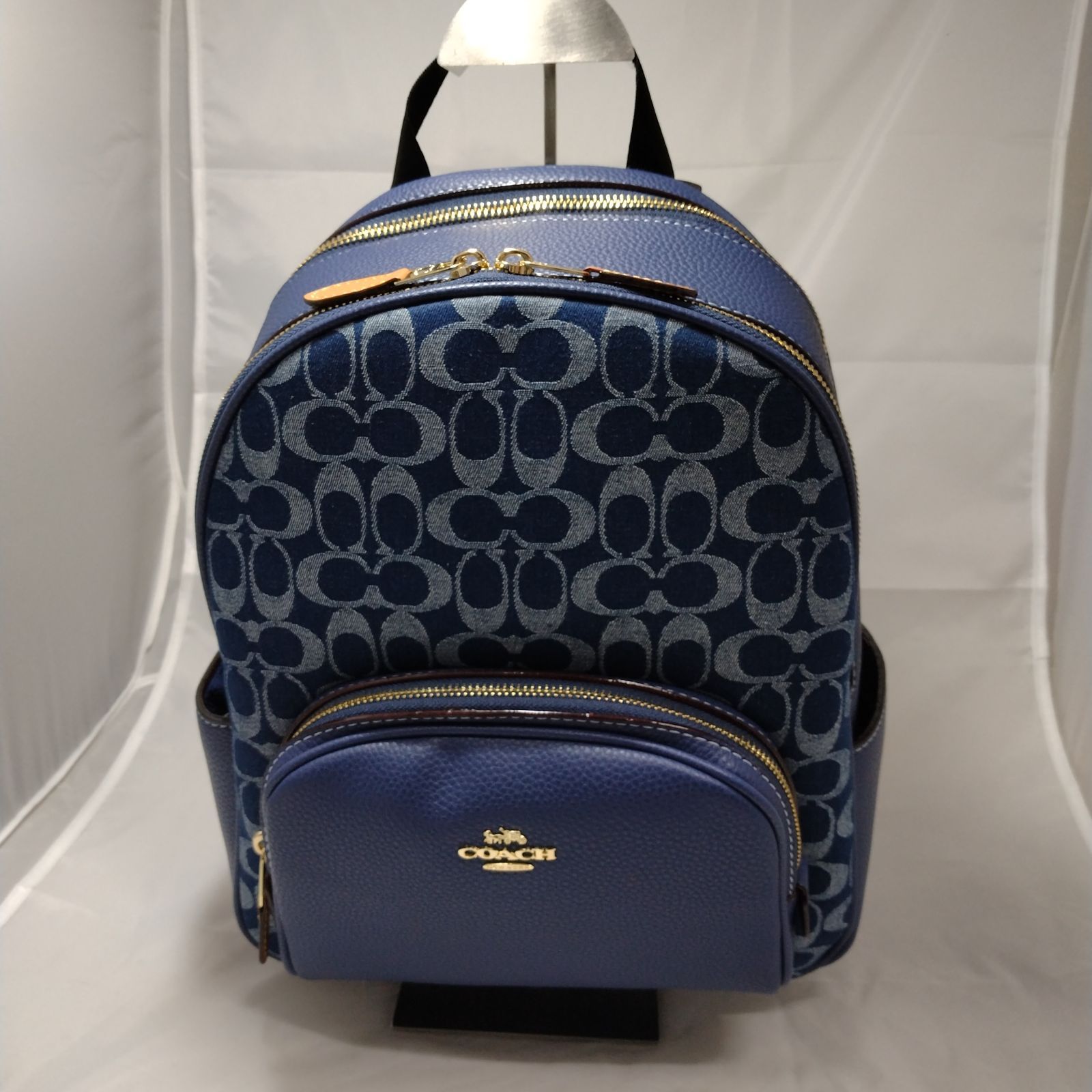 【新品未使用】COACH リュック ブルー デニム CZ778 ブルー 新品未使用】COACH リュック ブルー デニム CZ778 ブルー - メルカリ