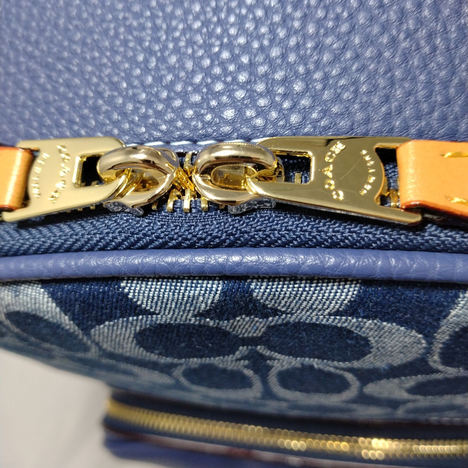 新品未使用】COACH リュック ブルー デニム CZ778 ブルー - メルカリ