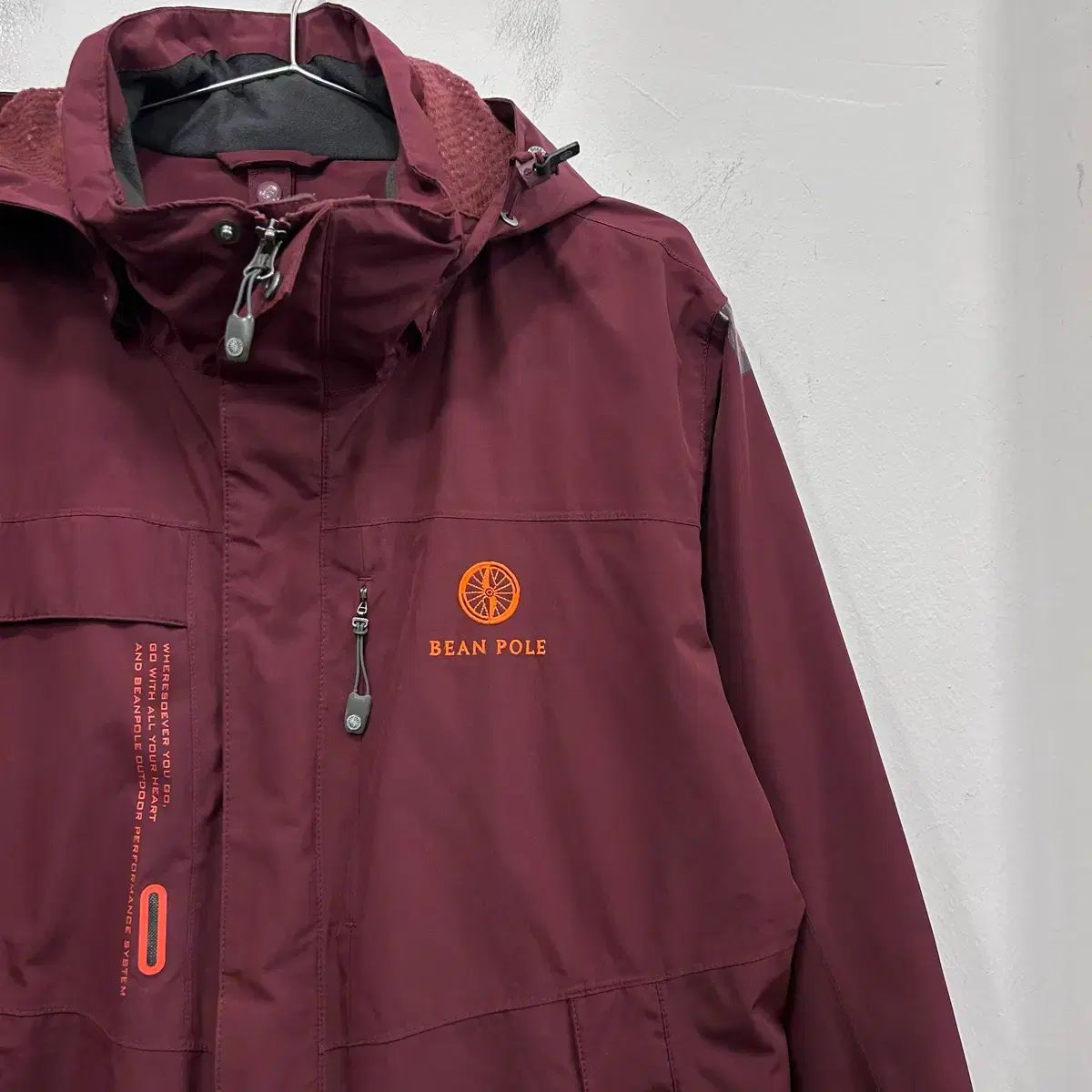 BEAN POLE Outdoor ポケット ナイロン 防風 ウィンドブレーカー
