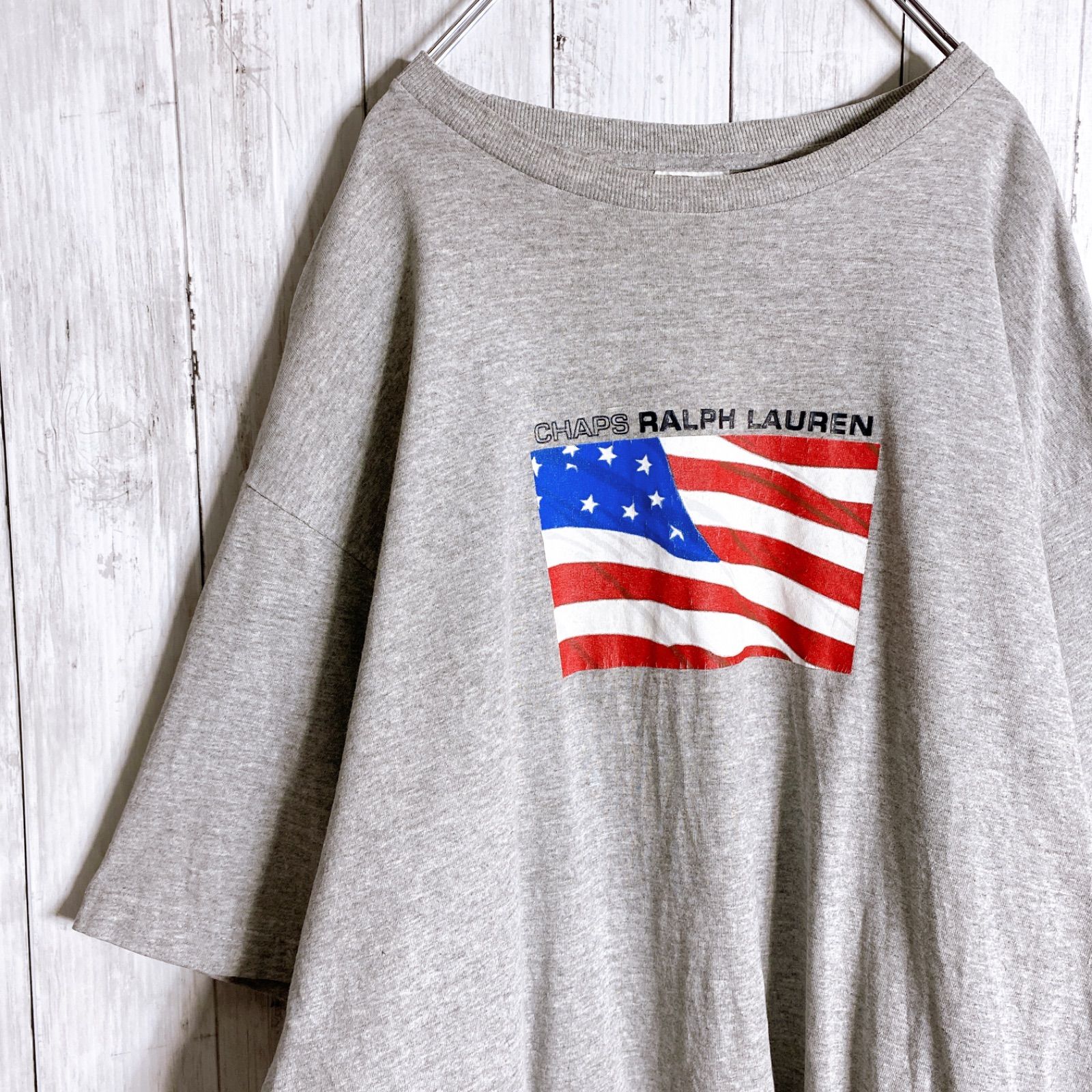 【入手困難】CHAPS RALPH LAUREN ラルフローレン グレー 半袖Tシャツ #2156