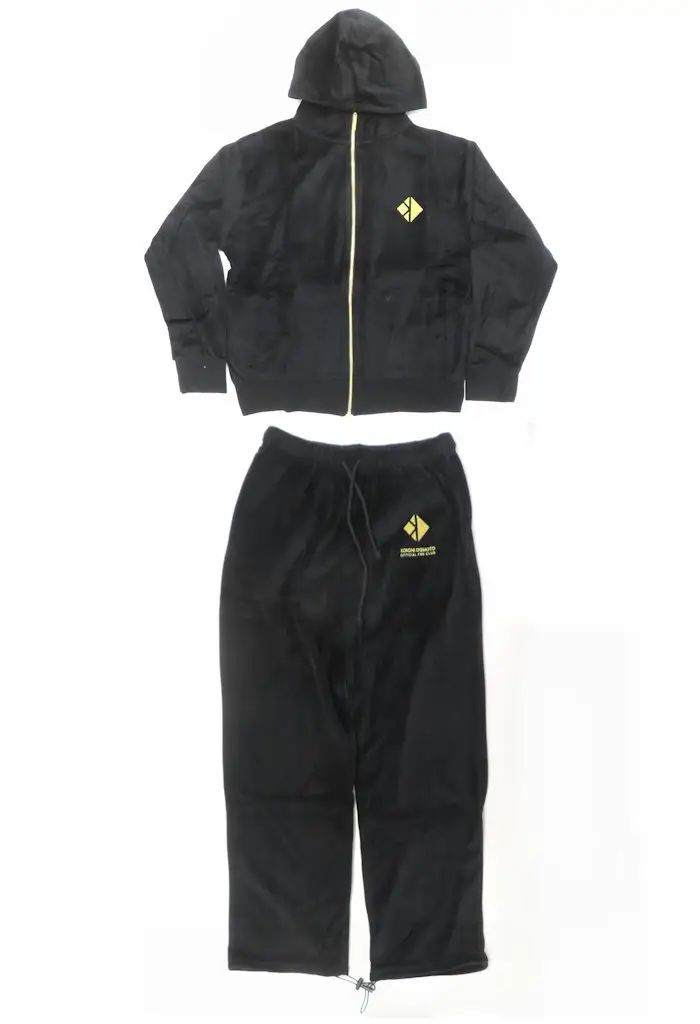 中古】衣料雑貨 堂本光一 ジャージ(上下セット) ブラック Lサイズ