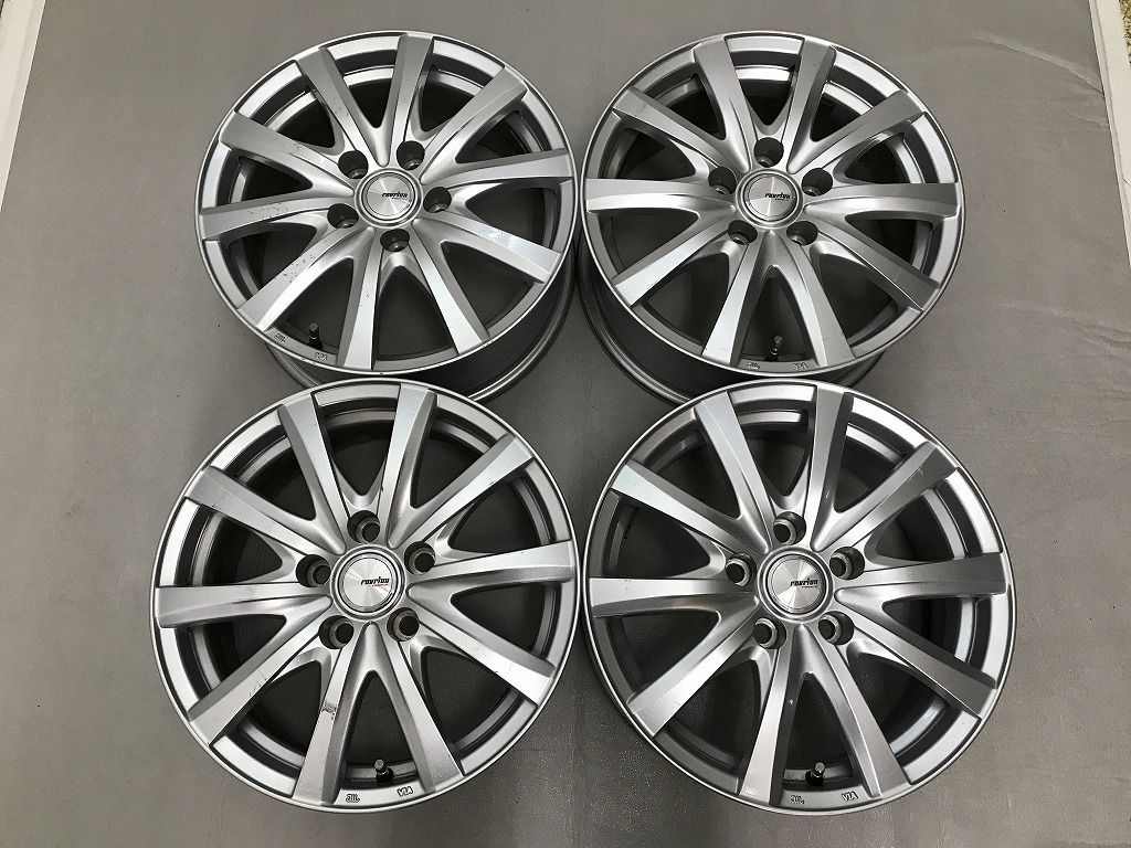◎傷小良品 TOYOTA車用 純正平座ナット専用 16inc 6.5J +39 114.3/5H 即納 個人宅OK 4本 検) アルファード エスティマ クラウン マークX
