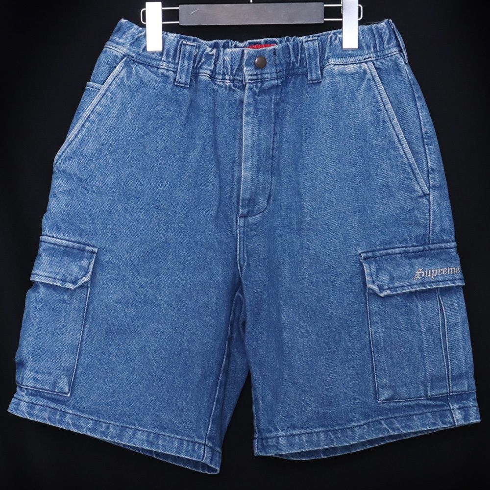 SUPREME Cargo Work Short Denim サイズ30 インディゴ - メルカリ