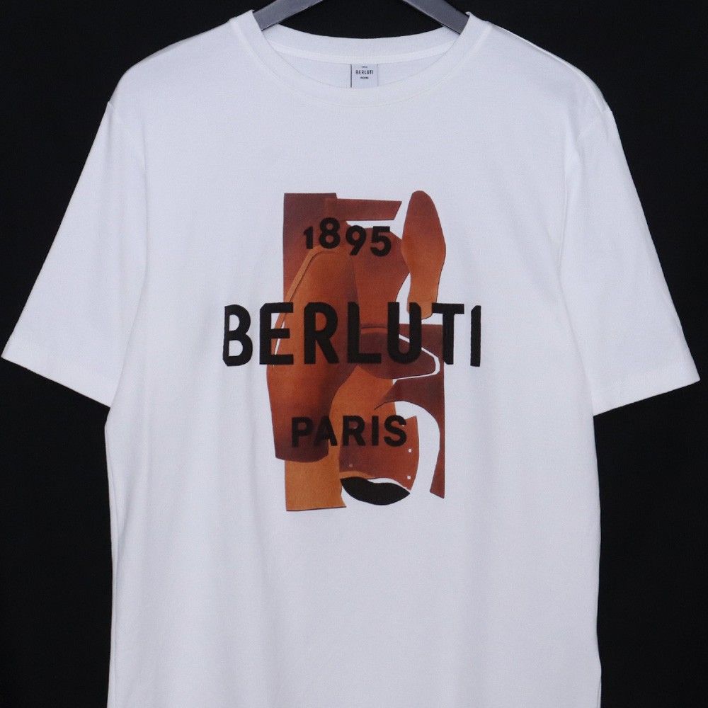 BERLUTI アートワークプリントTシャツ XSサイズ ホワイト