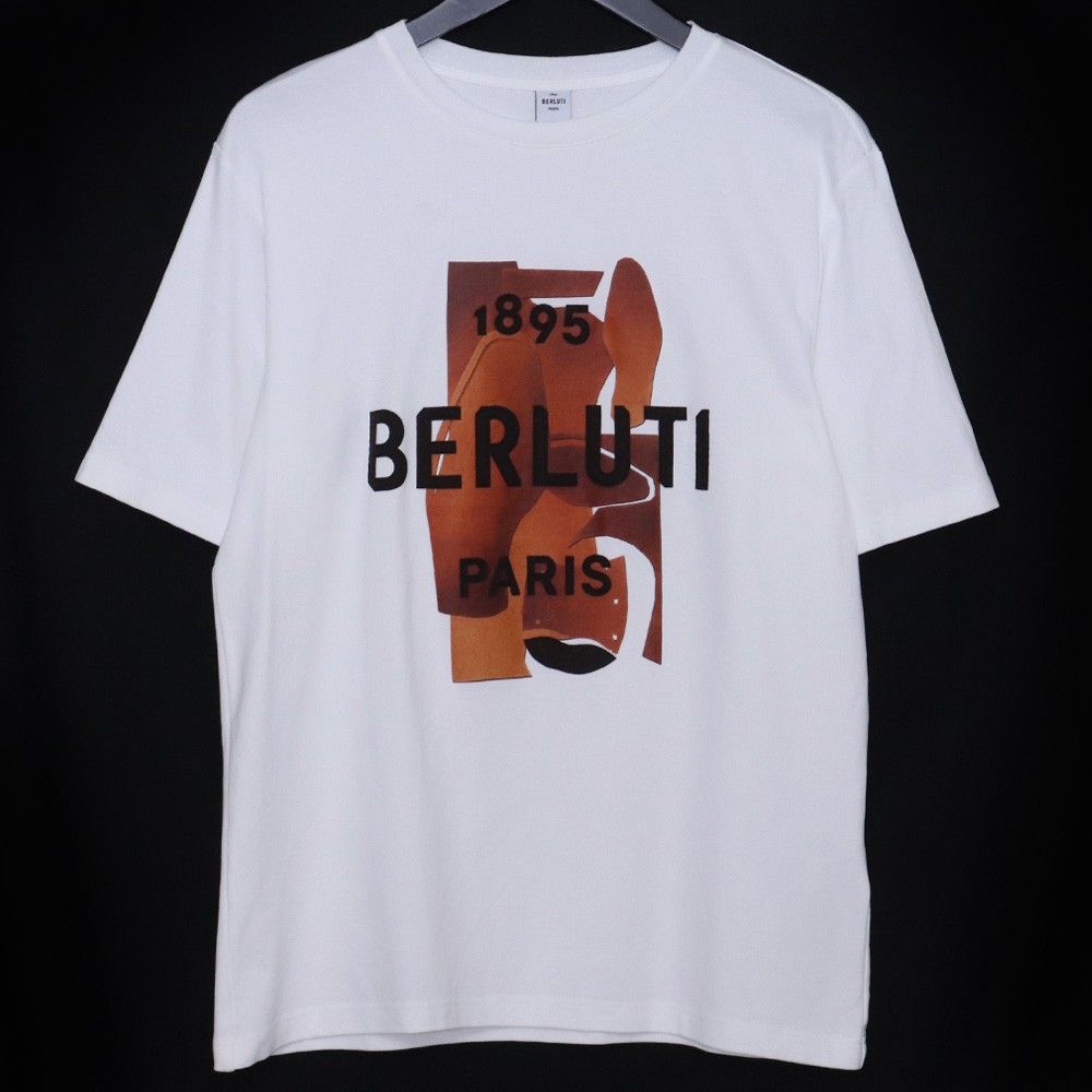 BERLUTI /ベルルッティ Tシャツ Berluti（ベルルッティ） ロゴTシャツ/R26JRS111001 651 : MONDOROBE