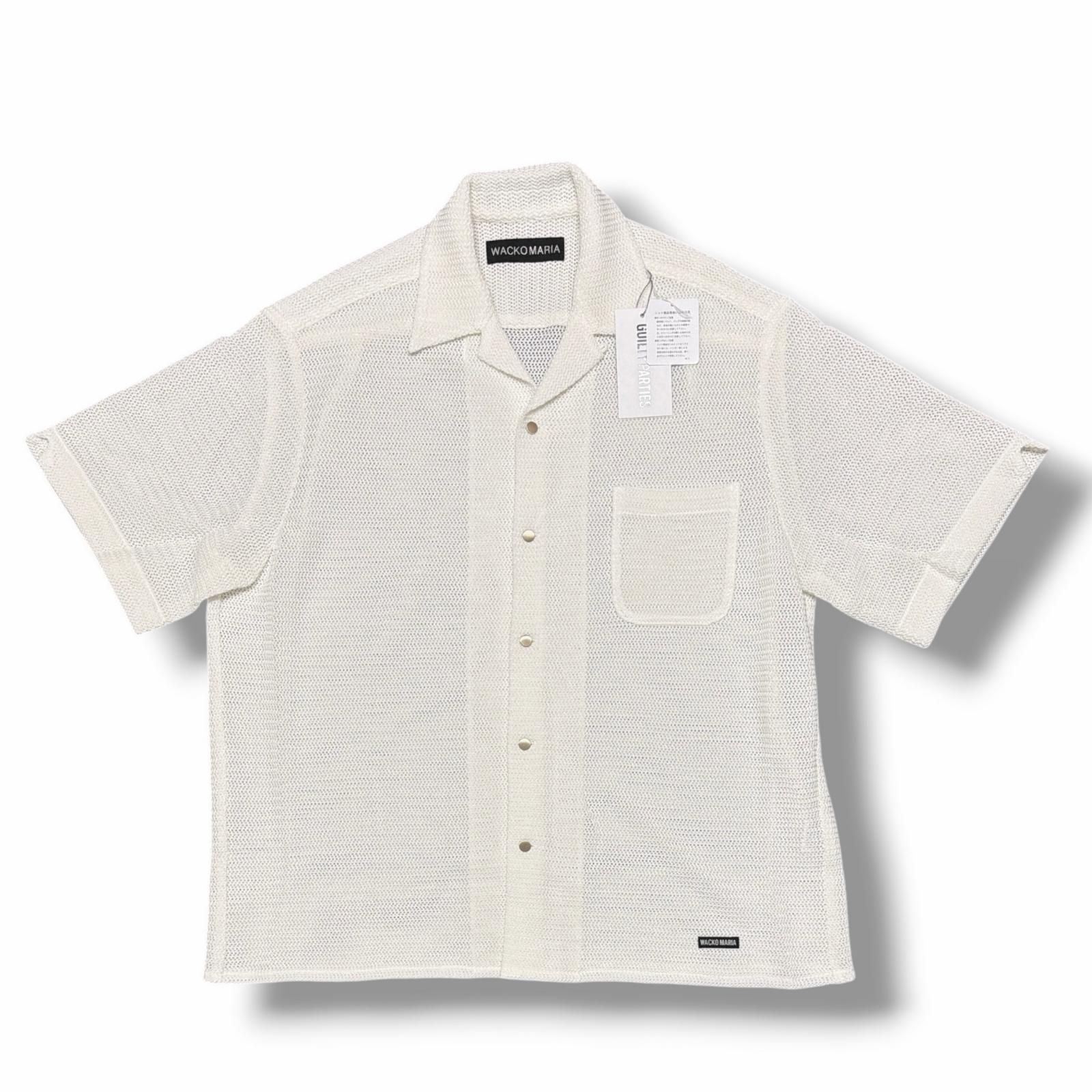 参考上代42900円 未使用 WACKO MARIA 25SS KNIT SHIRT サマーニット