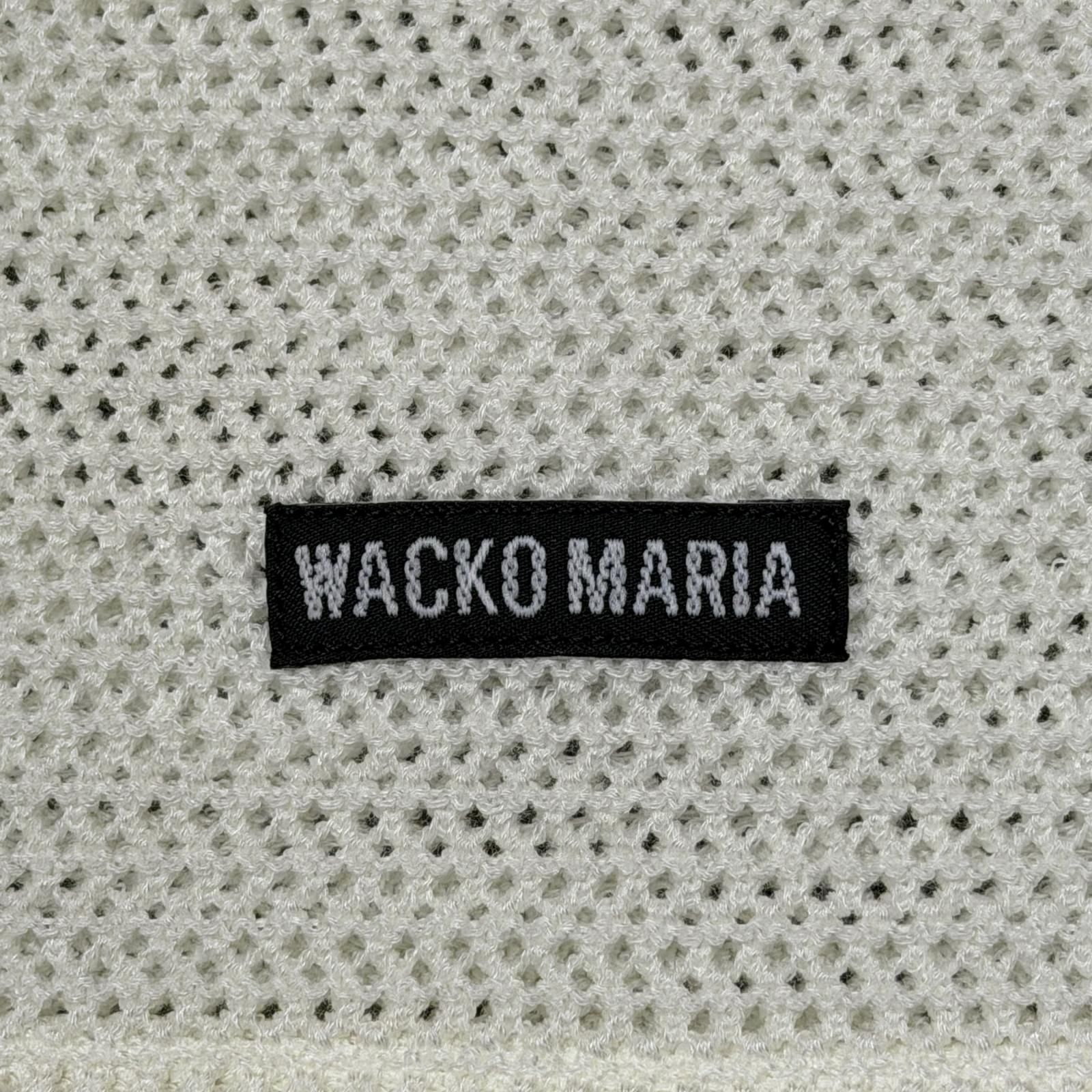 参考上代42900円 未使用 WACKO MARIA 25SS KNIT SHIRT サマーニット 