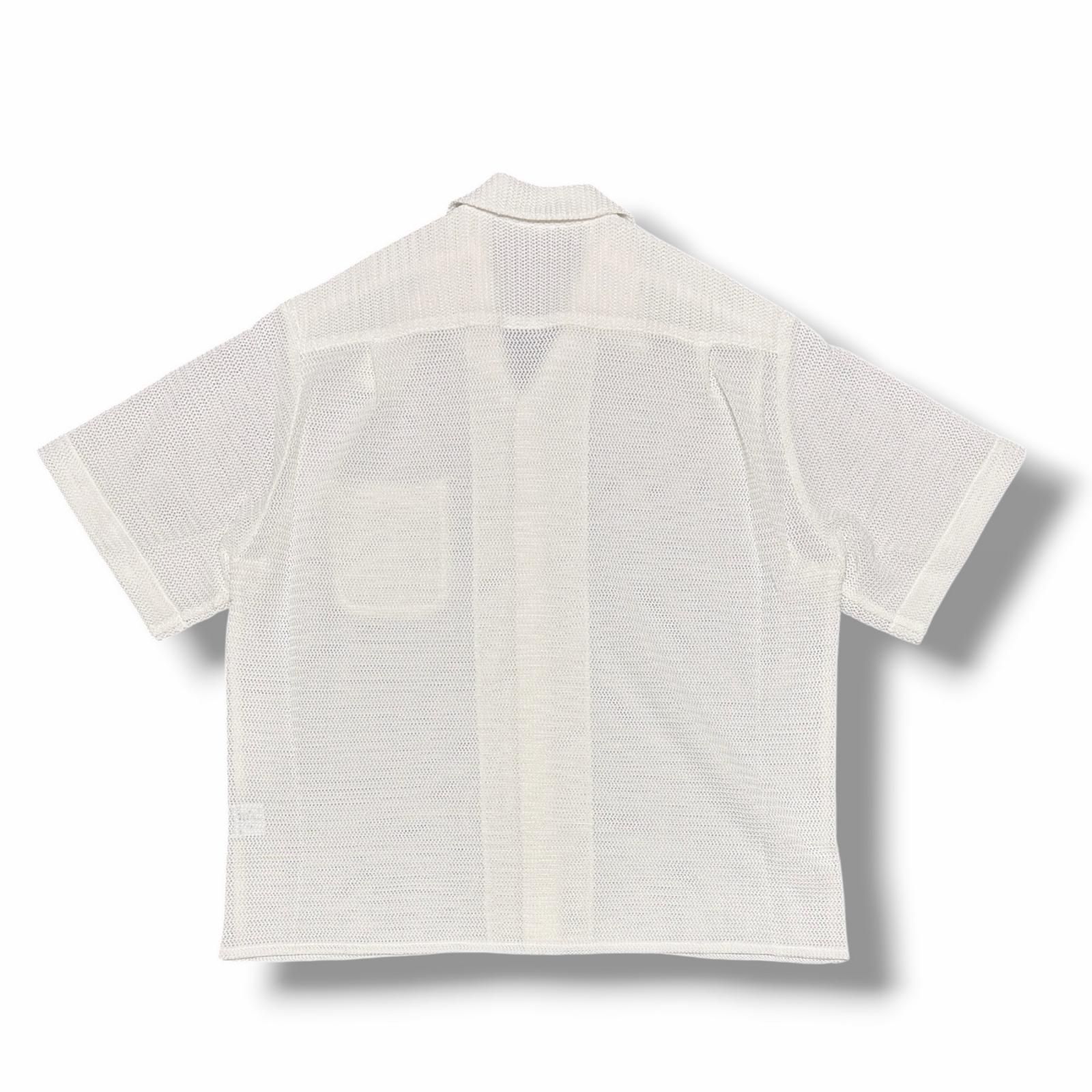 参考上代42900円 未使用 WACKO MARIA 25SS KNIT SHIRT サマーニット