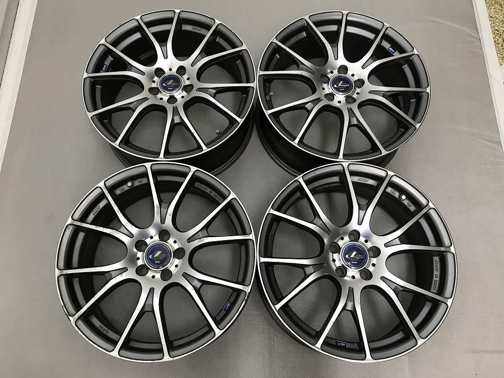 ◎軽量 良品 LEONIS NAVIA 17inc 7J +47 100/5H 即納 個人宅OK 4本 検) プリウス シエンタ ウィッシュ XV インプレッサ レガシィ 86 BRZ