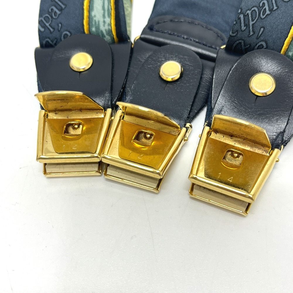 HERMES エルメス サスペンダー ロゴ シルク ネイビー - メルカリ