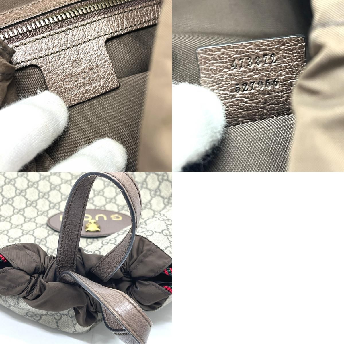 GUCCI グッチ リュックサック キャットヘッド ドローストリングバック 
