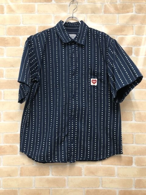 【中古】 Carhartt WIP カーハートワークインプログレス Drewe Shirt I034537 ネイビー×ホワイト M 111447517