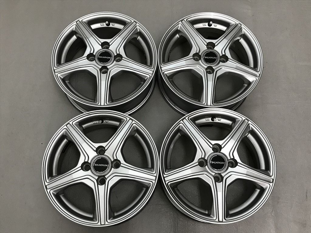 ◎傷極少美品 14inc 5.5J +39 100/4H 即納 個人宅OK 4本 検) アクア ヴィッツ ヤリス ルーミー ノート マーチ プロボックス サクシード