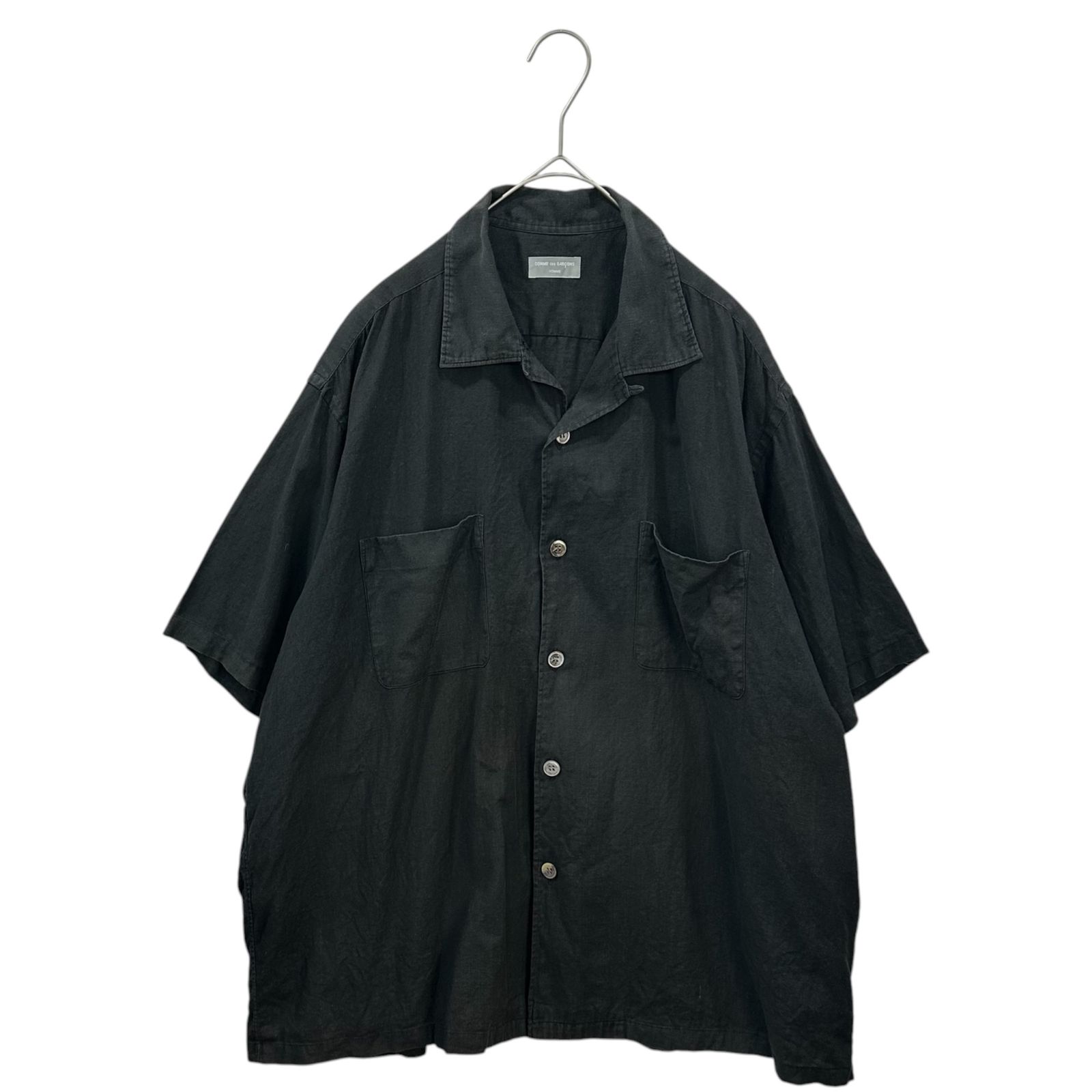 COMME des GARÇONS HOMME リネン半袖シャツ　М des COMME GARCONS HOMME | - コムデギャルソン コムデギャルソンオム