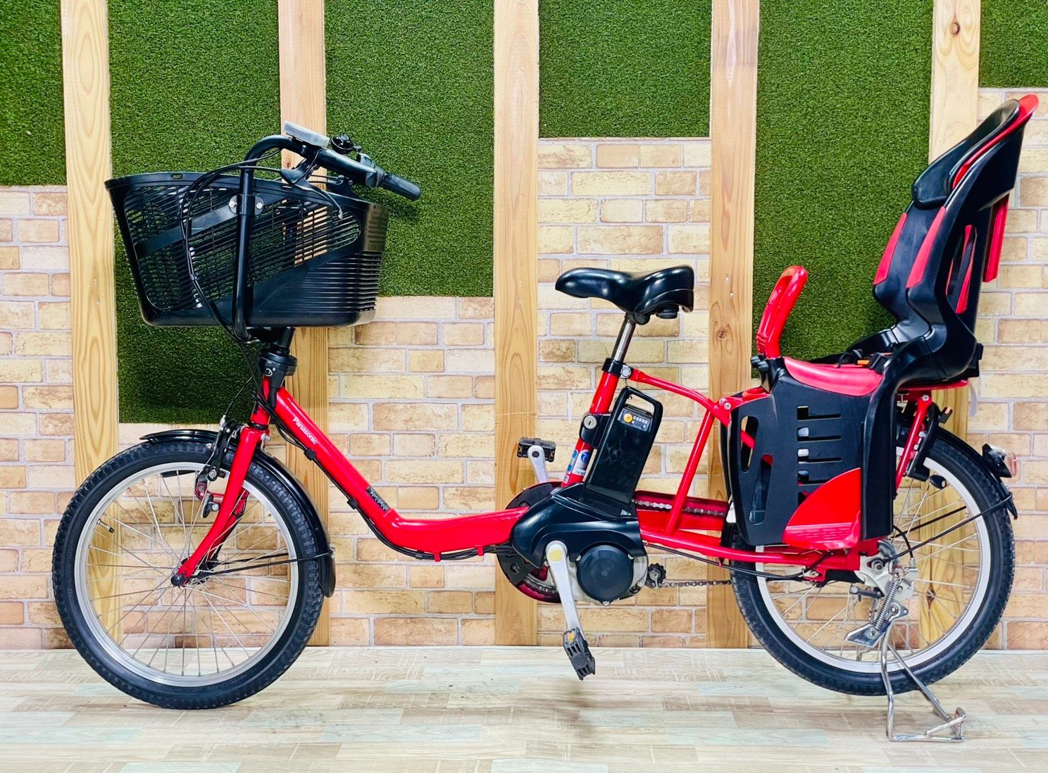1年保証 パナソニックギュットアニーズ20インチ赤色電動アシスト自転車