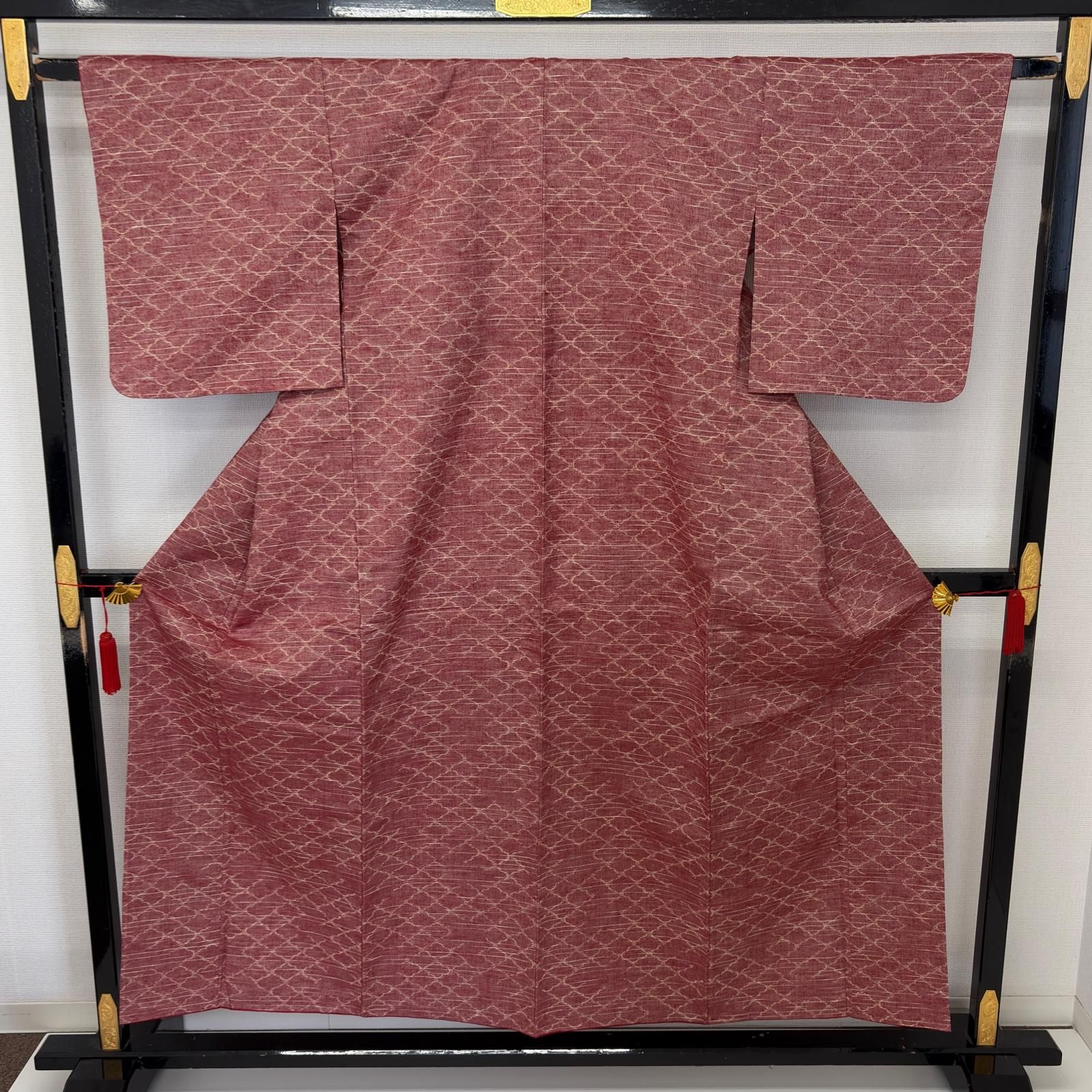 紬 正絹 素敵な絣 袷 着物 MK-7889 - メルカリ