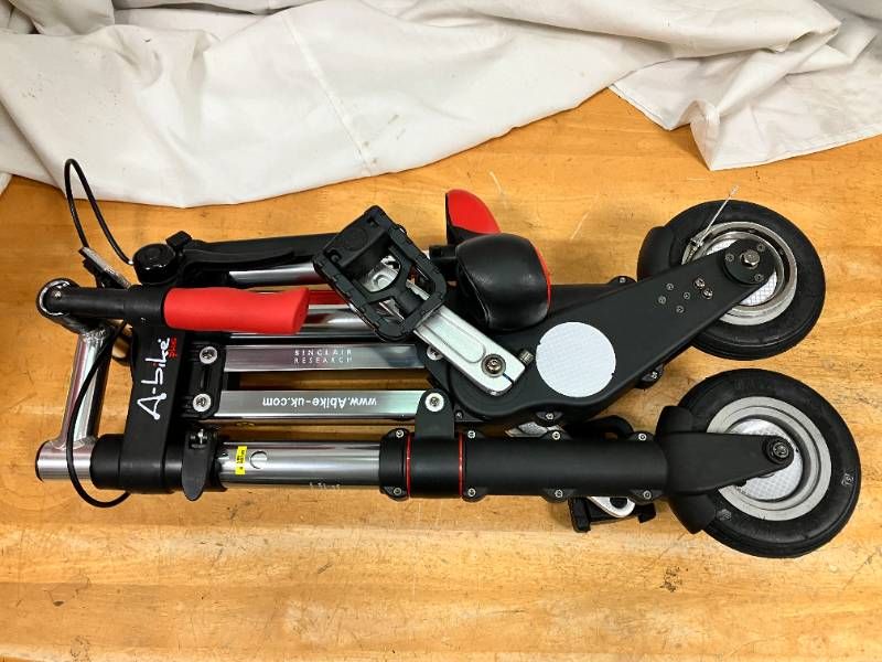 美品】Sinclair Research A-bike Plus 折りたたみ自転車 工具なし組立