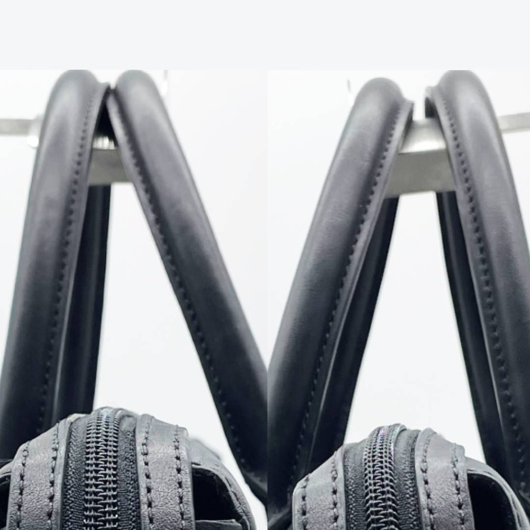 コーチ COACH ビジネスバッグ 2WAY レザー ブラック エンボス加工