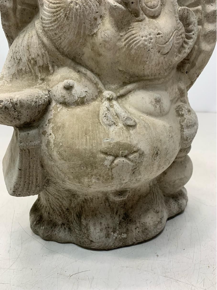 鋳鉄製 タヌキの置物 狸　縁起物　オブジェ　52ｃｍ 鋳鉄製：狸置物 ＊鋳鉄製 【公式通販】