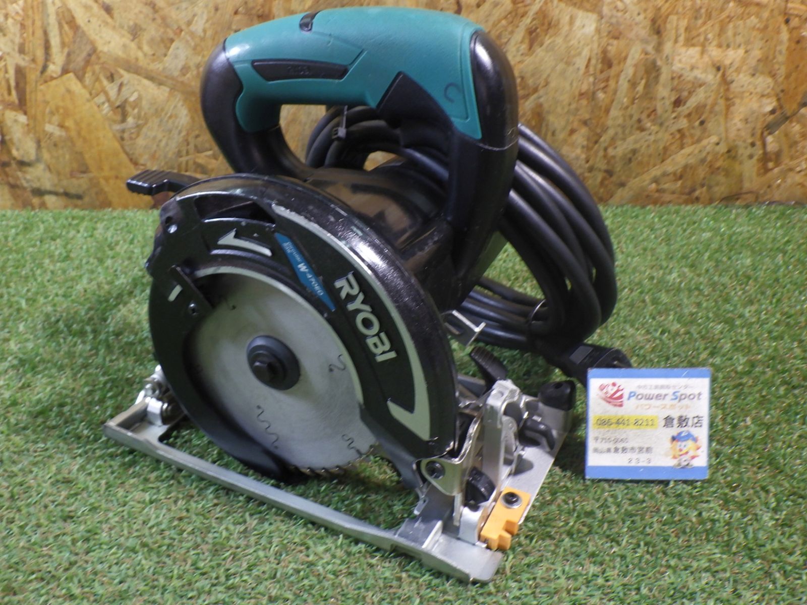 リョービ(RYOBI) 電子内装丸ノコ チップソー付 W-470ED 612300A 比較的きれい！ 中古品