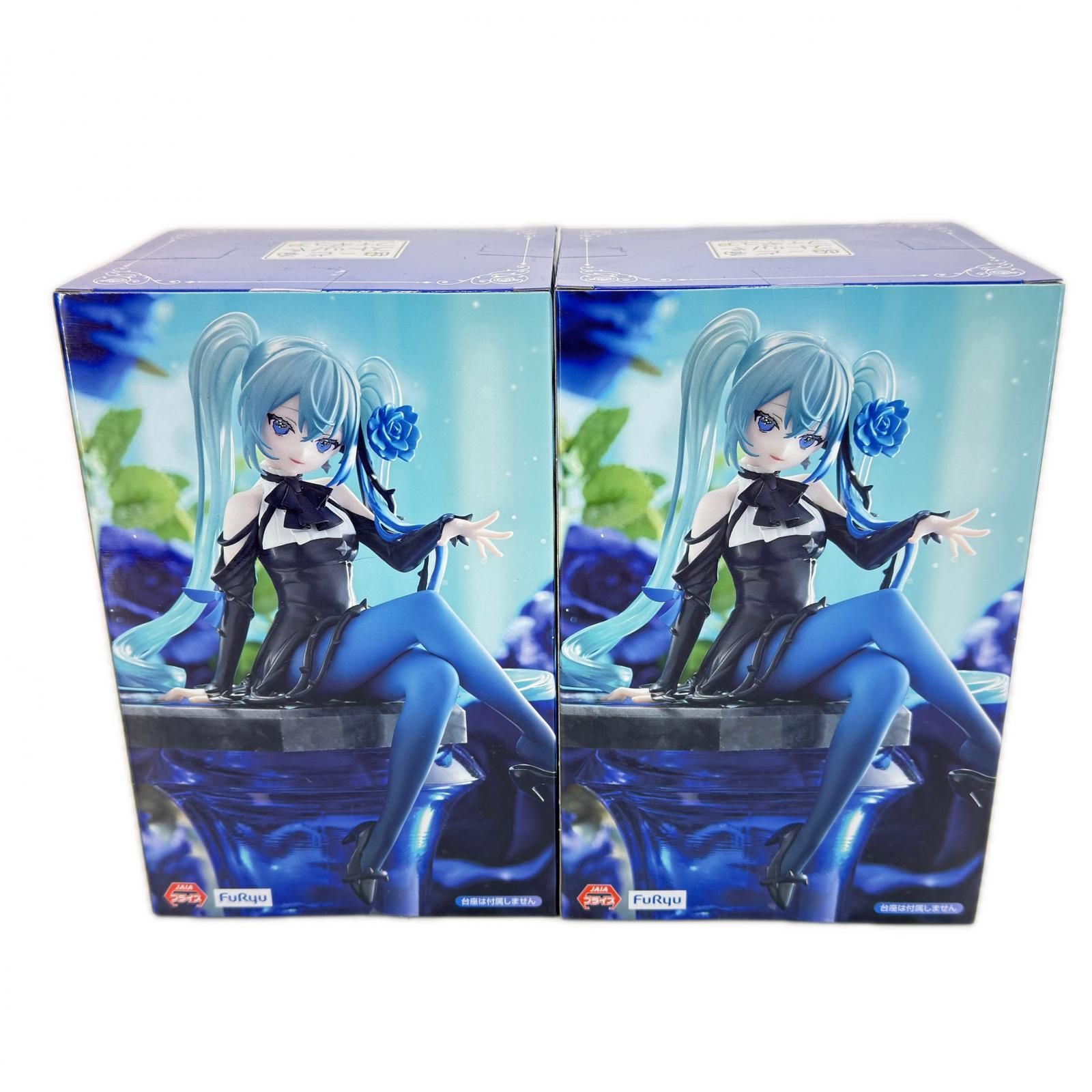 未使用 FuRyu 2点 まとめ売り 初音ミク ぬーどるストッパーフィギュア 