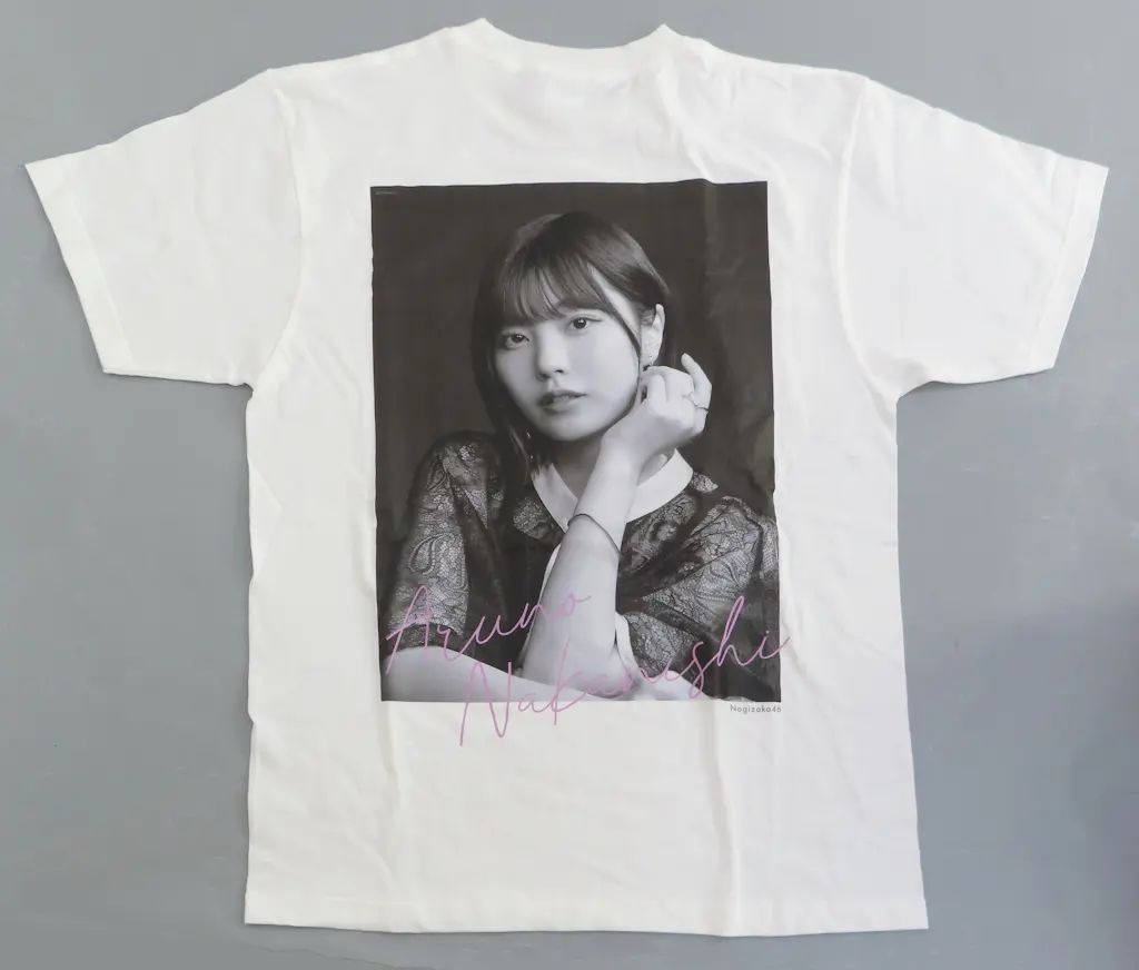 中古】Tシャツ 中西アルノ フォトTシャツ ホワイト Lサイズ 「NOGI A/W