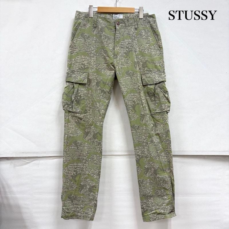 ステューシー 00s OLD FUTURA コラボ カーゴ パンツ カモフラ 総柄 