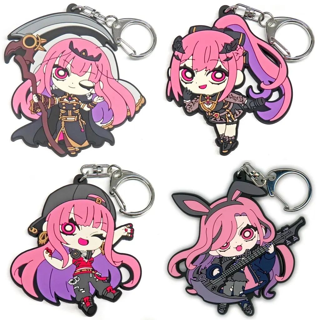 【中古】キーホルダー 全4種セット 「バーチャルYouTuber ホロライブEnglish 森カリオペ 誕生日記念2025 Lucky Dead Beat’sランダムラバーストラップ」 4,740円