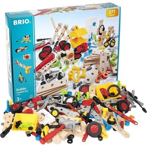 BRIO ブリオ ビルダー クリエイティブセット 34589 対象年齢 3歳~ 全271ピース おもちゃ 玩具 木製おもちゃ ブロック 大工遊び ごっこ遊び プレゼント 誕生日/クリスマス