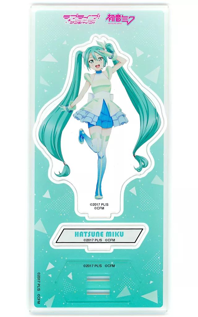 初音ミク アクリルパネル アクリルスタンド・アクリルパネル 初音ミク アクリルスタンド 「ラブ