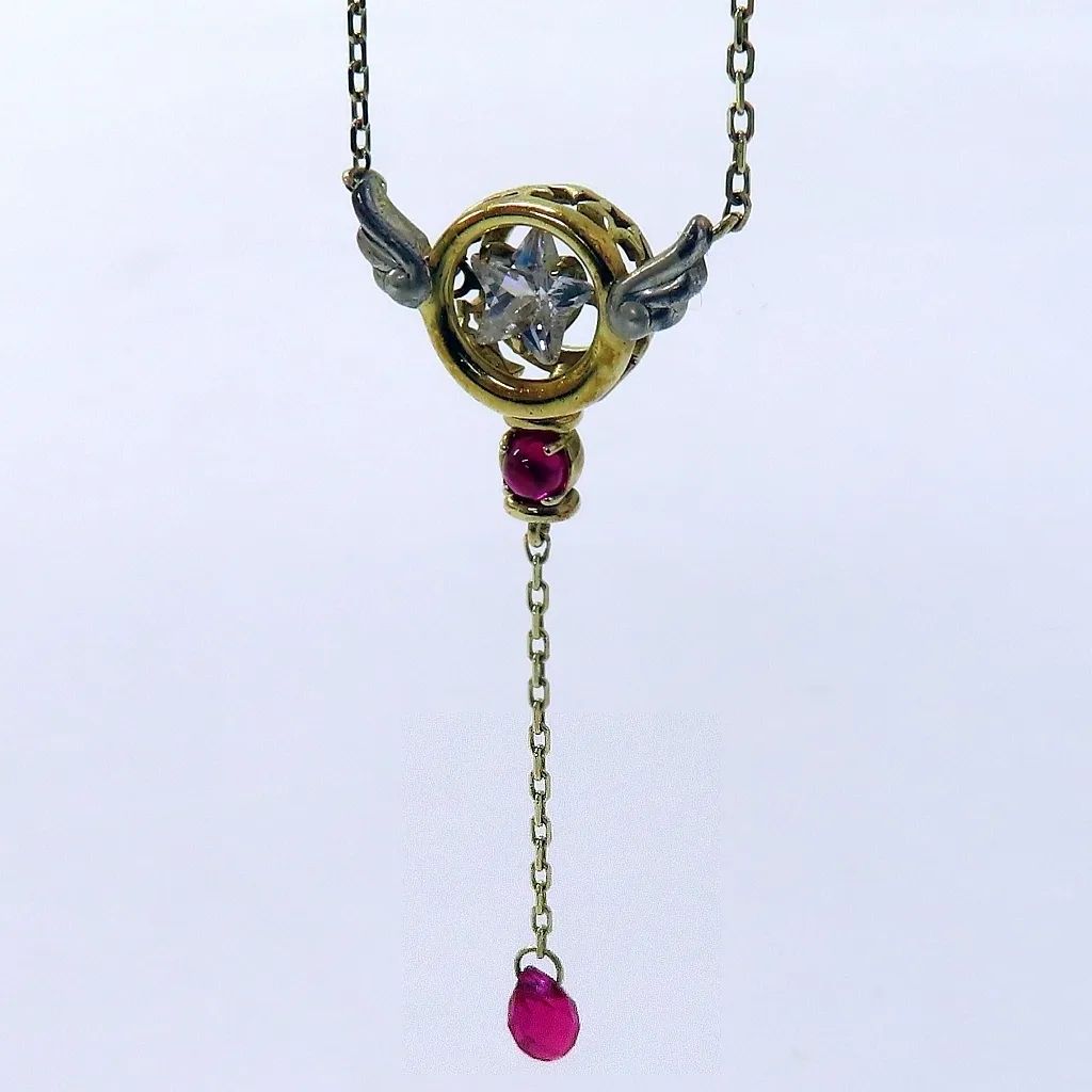 【中古】銀製品・指輪・アクセサリー(キャラクター) 星の杖 ネックレス 「カードキャプターさくら×SAMANTHA SILVA カードキャプターさくら Ready for Lady in マルイ」