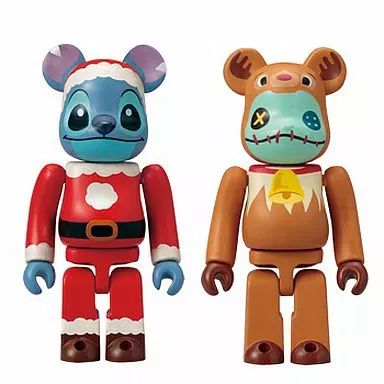 置物・装飾品 H.スティッチ＆スクランプ ディズニー BE＠RBRICK-ベア