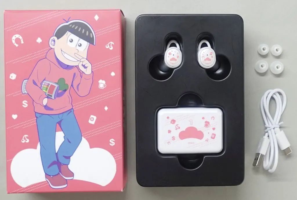 【中古】ヘッドフォン おそ松 ボイス入りワイヤレスイヤホン CP-TWS01A 「おそ松さん×ONKYO」