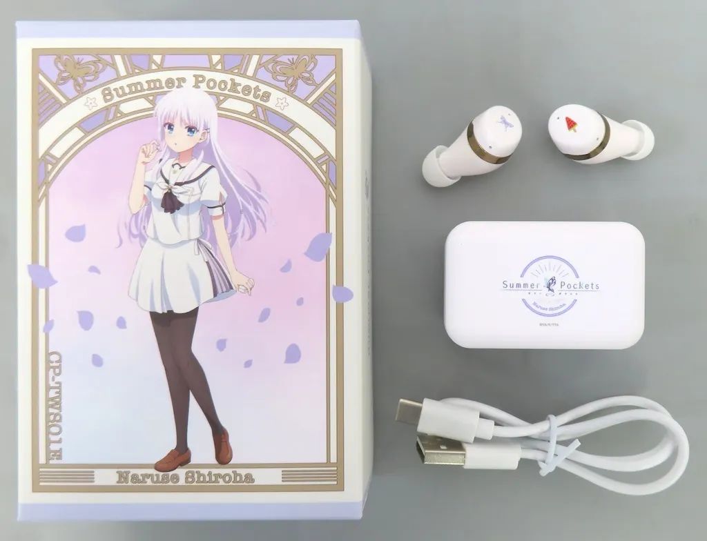【中古】ヘッドフォン 鳴瀬しろは CP-TWS01E ワイヤレスイヤホン 「Summer Pockets」
