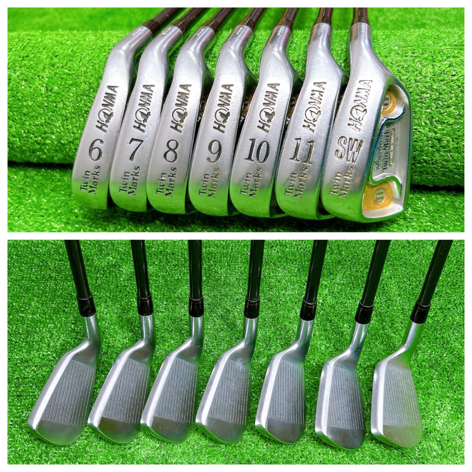 HONMA ツインマークス メモリアル 2000-pro 2S S 7本 星2 ゴルフクラブ 