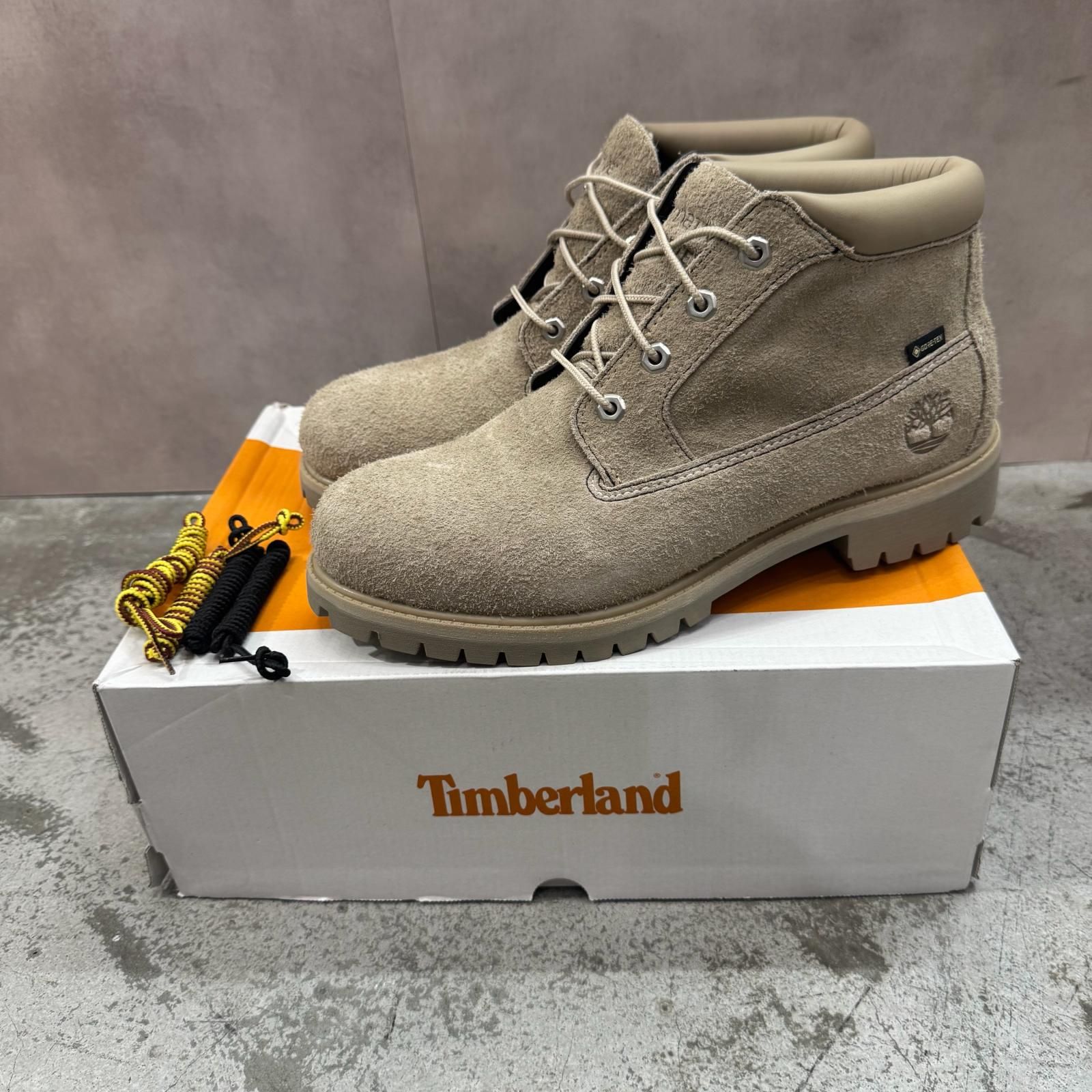 参考上代32780円 Timberland × nonnative CHUKKA BOOT VIBRAM GTX チャッカブーツ ティンバーランド × ノンネイティブ NN-F4654 ベージュ 28.5cm （5856M）