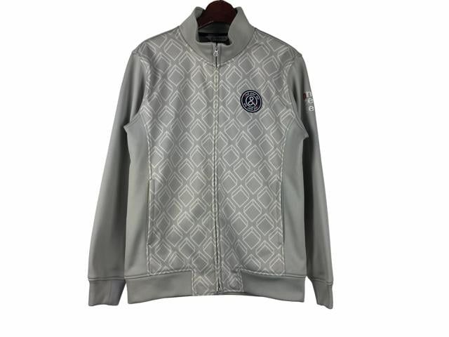 【中古ゴルフウェア】and per se(アンパスィ) 長袖ブルゾン L