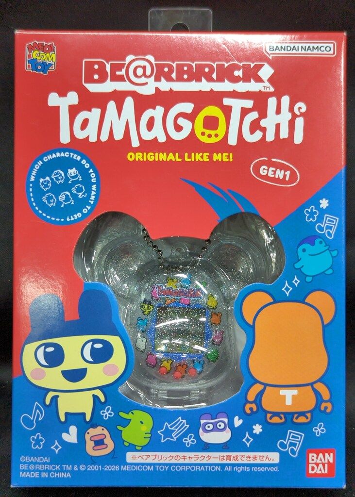 BANDAINAMCO TAMAGOTCHI GEN1 BE@RBRICK×TAMAGOTCHI
