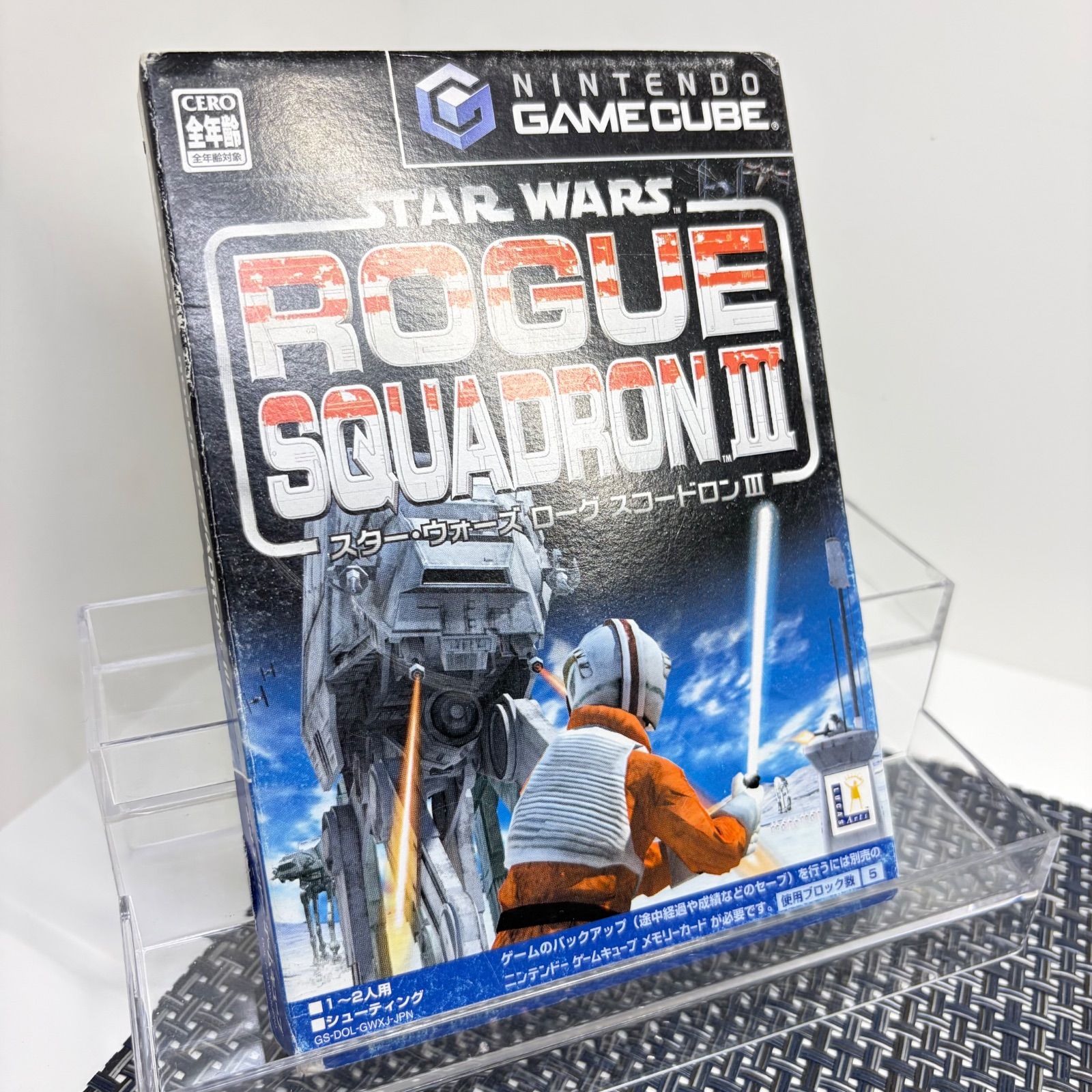 【動作確認済】GC スターウォーズ ローグ スコードロンⅢ ゲームキューブ b