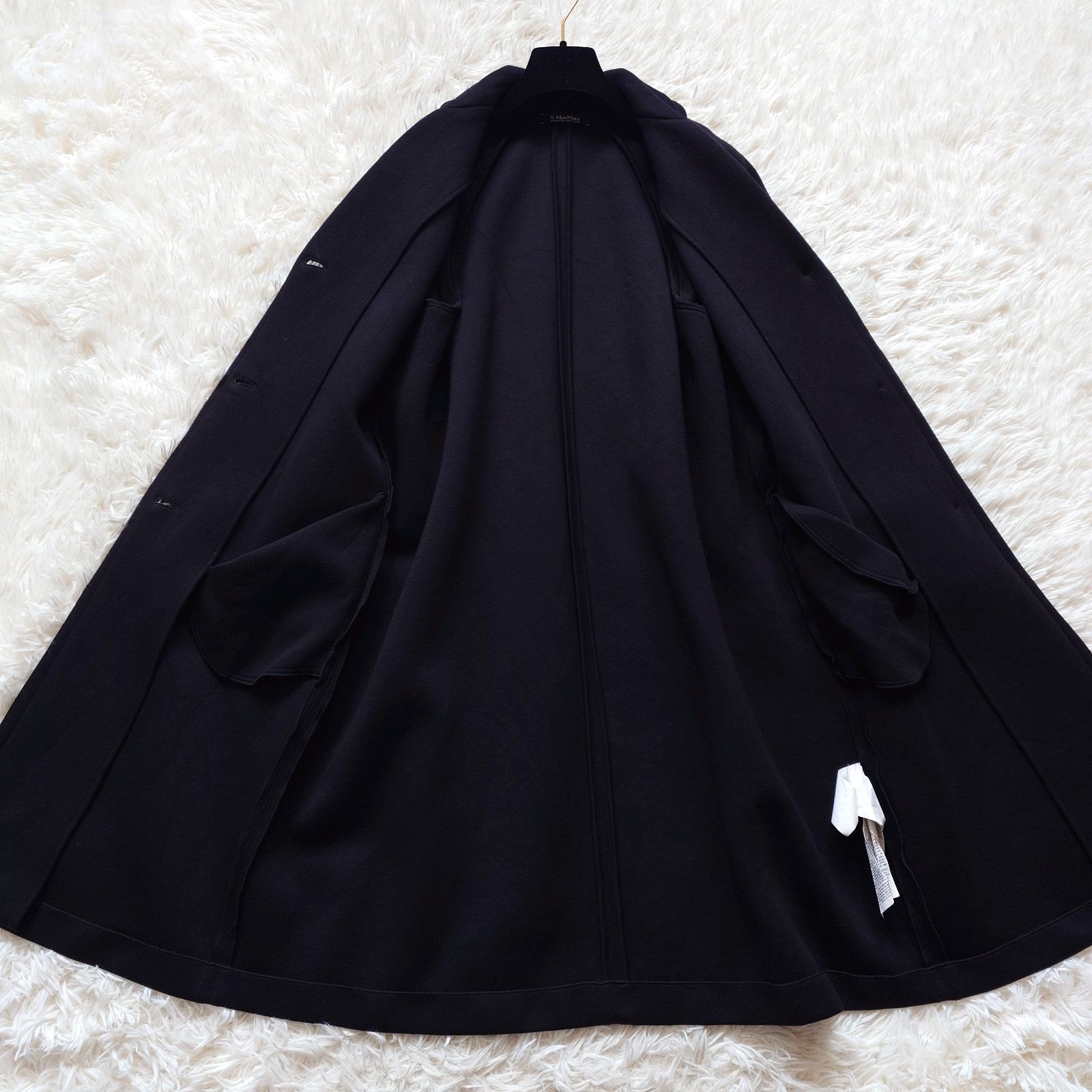 エスマックスマーラ S Max Mara ボンディング チェスターコート