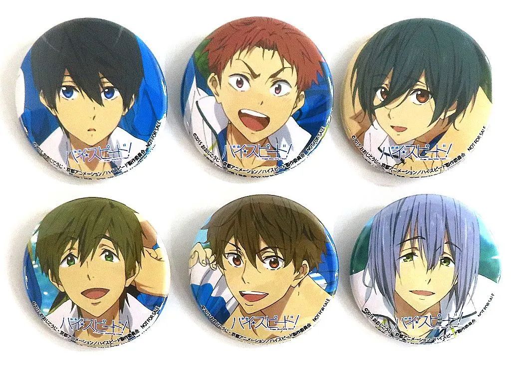 Free! ハイスピード DVD アニメガ 文教堂 特典 缶バッジ 映画 ハイ