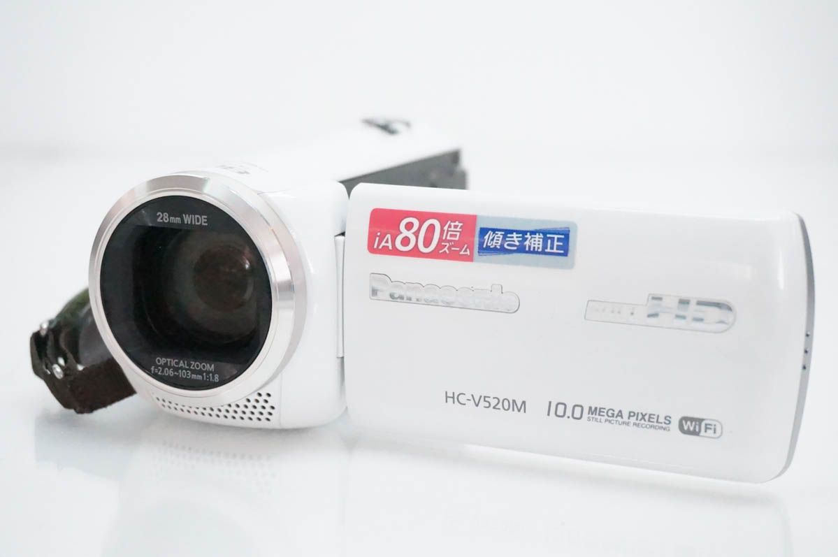 【中古】Panasonicパナソニック デジタルハイビジョンビデオカメラ HC-V520M メモリータイプ 32GB