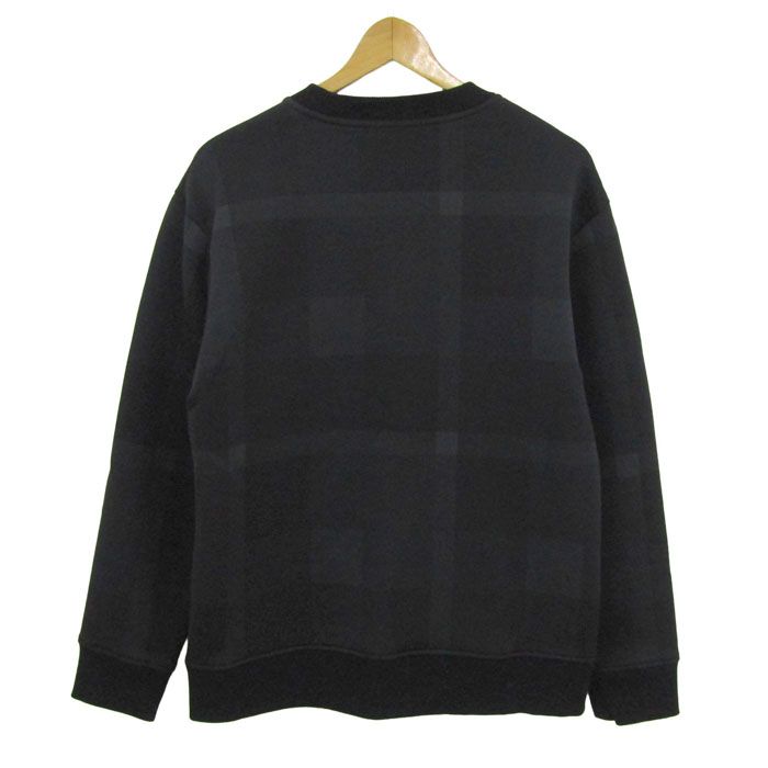 新品【ブラックレーベルクレストブリッジ】チェック柄 トレーナー スウェット M ブラックレーベル・クレストブリッジ スウェット トレーナー トップス