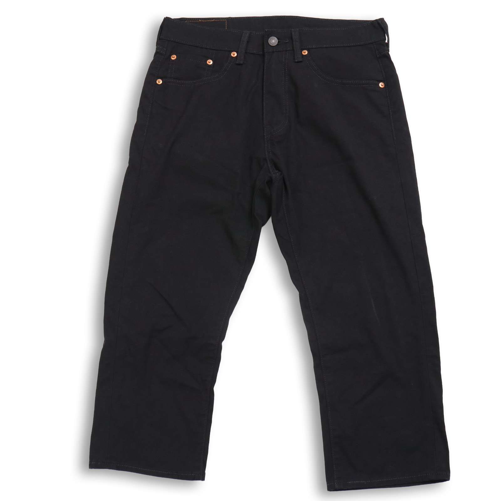 ブラック デニムパンツ Levi's リーバイス 春夏☆ 【505】 28229-0005 ストレッチ クロップド
